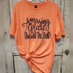 New Gildan Softstyle Amazing Grace Tee